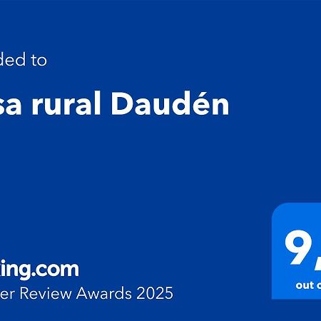 Casa Rural Dauden Cantavieja Exteriör bild